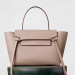 Celine Light Taupe Grained Calfskin Mini Belt Bag