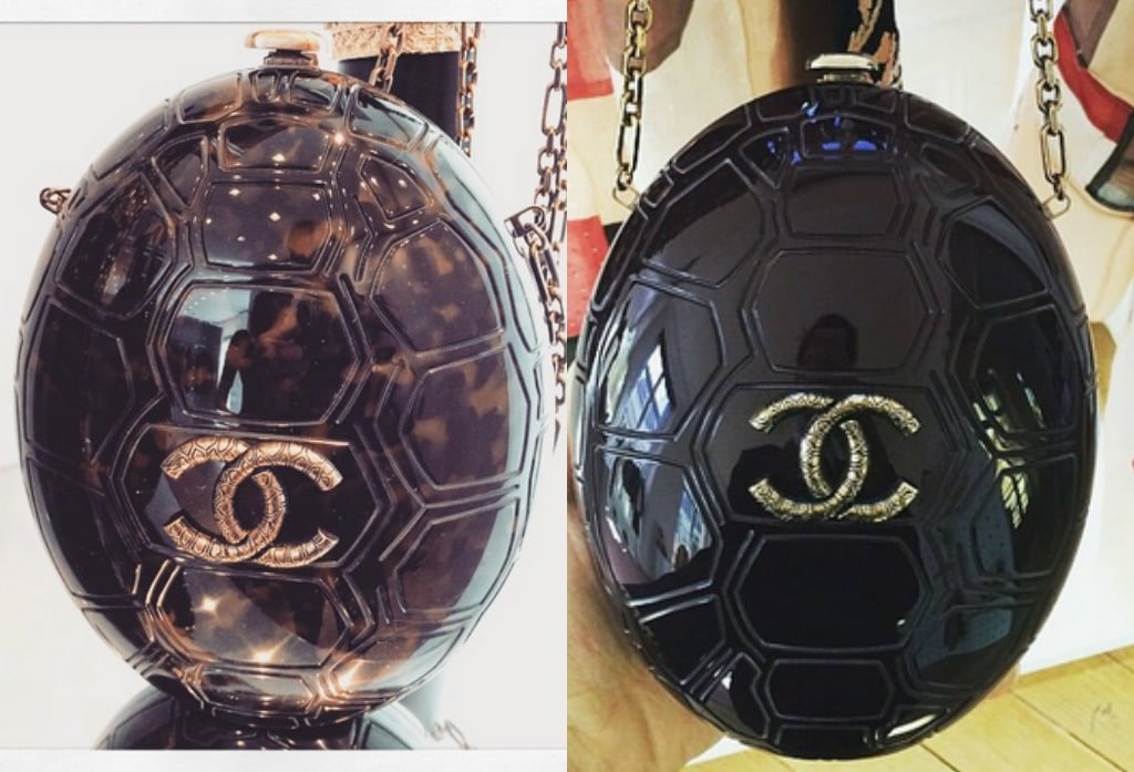 Preview of Chanel Cruise 2016 Runway Collection featuring Tortoise Clutch