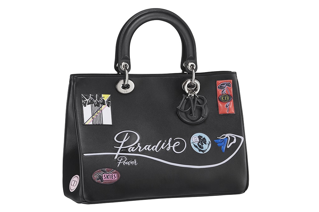Dior Black with Badges Diorissimo Bag - Cruise 2016