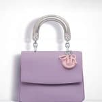 Dior Lilac/Pale Pink/Silver Be Dior Mini Flap Bag