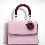 Dior Plum/Pale Pink Be Dior Small Flap Bag