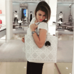 Dior White Dioriva Shopping Bag 2