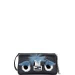 Fendi Black Monster Baguette Micro Bag