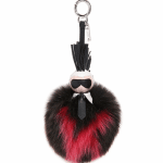 Fendi Brown/Red Super Karlito PomPom