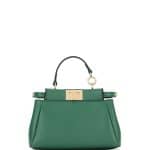 Fendi Green Peekaboo Micro Bag