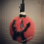 Fendi Pink/Black Super Karlito PomPom