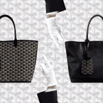 Goyard Black Anjou Reversible Tote Bag