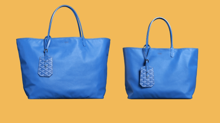 Goyard Light Blue Anjou Reversible Tote Bag