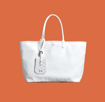 Goyard Goyardine White Anjou GM Reversible Tote Bag Silver Hardware –  Madison Avenue Couture