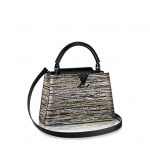 Louis Vuitton Black/Gold/Silver Capucines BB Bag 1