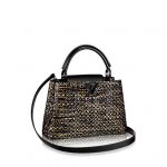 Louis Vuitton Black/Gold/Silver Capucines BB Bag 2