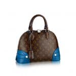 Louis Vuitton Bleu Royal Alma Monogram Shine PM Bag