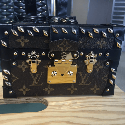 Louis Vuitton Petite-Malle with Studs