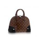 Louis Vuitton Noir Alma Monogram Shine PM Bag