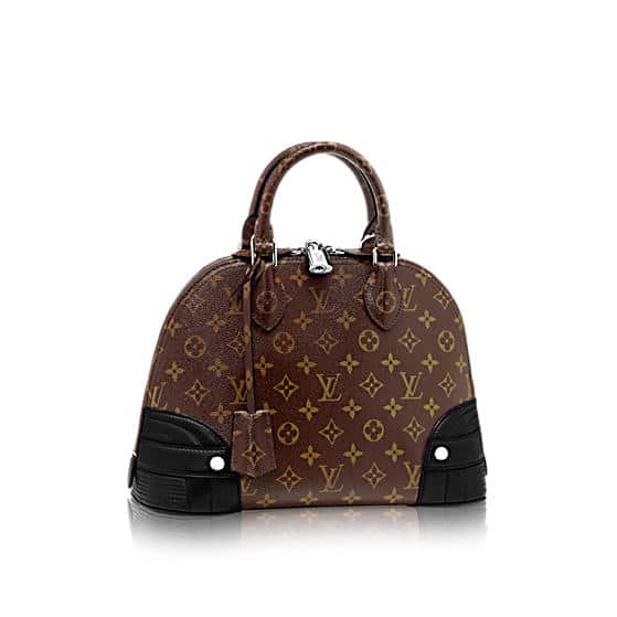 M41621 Louis Vuitton 2015 Gaia Monogram Hobo Handbag-Noir