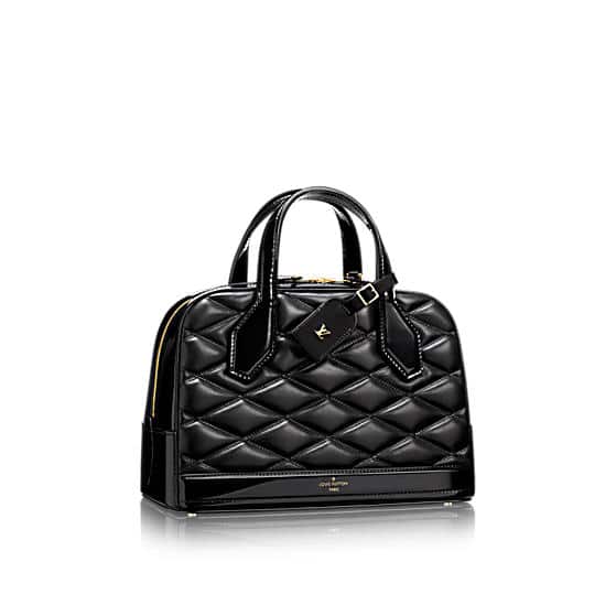 Authentic Louis Vuitton Quilted Malletage G0-14 PM in Noir