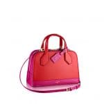 Louis Vuitton Red/Fuchsia Dora PM Bicolor Bag