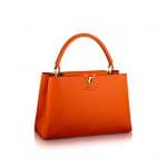Louis Vuitton Tangerine Capucines MM Bag