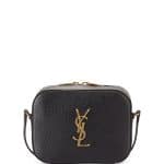 Saint Laurent Black Classic Monogram Small Camera Bag