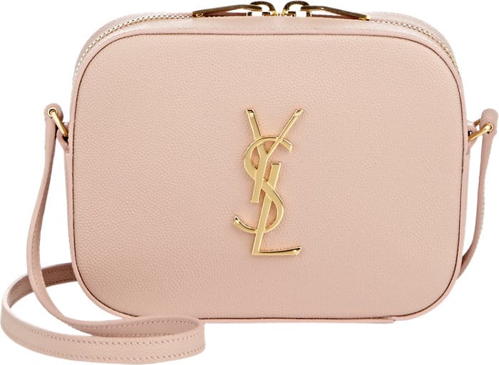 Saint Laurent Monogram Small Textured Leather Camera Bag in