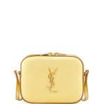 Saint Laurent Gold Metallic Classic Monogram Small Camera Bag