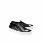 Anya Hindmarch Black Eyes Right Skater Sneakers