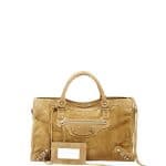 Balenciaga Beige Baby Daim Classic City Bag