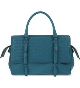 Bottega Veneta Canard Intrecciato Nappa Monaco Medium Bag