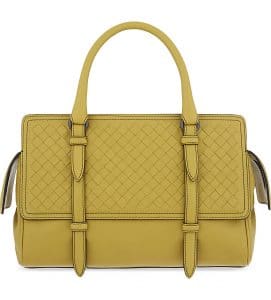 Bottega Veneta Luteous Intrecciato Nappa Monaco Medium Bag