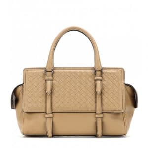 Bottega Veneta Tan Intrecciato Nappa Monaco Small Bag