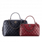 Chanel Blue Large and Red Medium Trendy CC Bowling Bags
