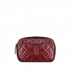 Chanel Burgundy/Black Ballerine Camera Case Bag