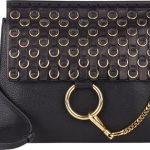 Chloe Black Embellished Faye Medium Bag