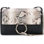 Chloe Black Python Faye Small Bag