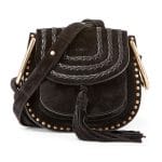 Chloe Black Suede Hudson Mini Bag