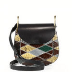 Chloe Multicolor Patchwork Leather:Python Hudson Small Bag