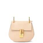 Chloe Nude Leather Drew Nano Bag