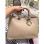 Dior Beige Diorissimo Medium Bag