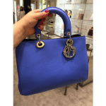Dior Blue Diorissimo Medium Bag