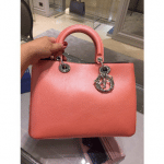 Dior Coral Diorissimo Small Bag