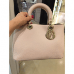 Dior Light Beige Diorissimo Small Bag