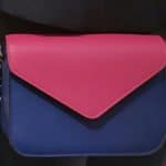 Dior Navy/Fuchsia Diorissimo Promenade Envelope Pouch Bag