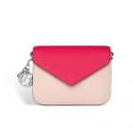 Dior Rose Poudre/Fuchsia Diorissimo Promenade Envelope Pouch Bag 1