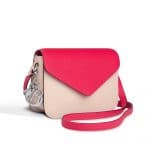 Dior Rose Poudre/Fuchsia Diorissimo Promenade Envelope Pouch Bag 2