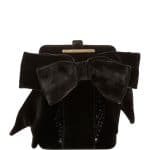 Givenchy Black Embroidered Show Line Clutch Bag