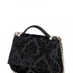 Givenchy Black Velvet Devore Pandora Box Mini Bag
