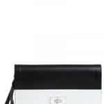 Givenchy Black/White Bi-Color Shark Clutch Bag