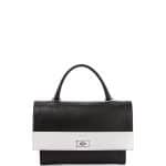 Givenchy Black/White Bi-Color Shark Satchel Medium Bag