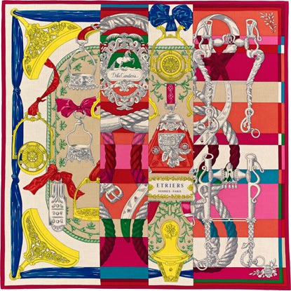 Hermes Fall / Winter 2015 Scarves Reference Guide - Spotted Fashion