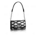 Louis Vuitton Black/Silver Go-14 PM Metal Bag